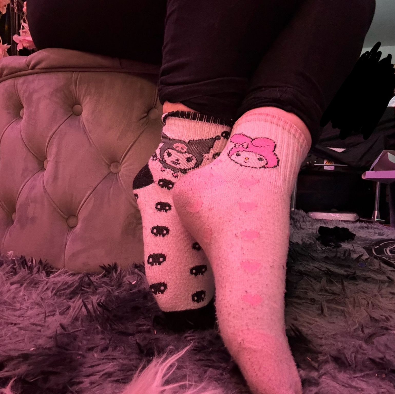 Pommas Sanrio Socks Worn