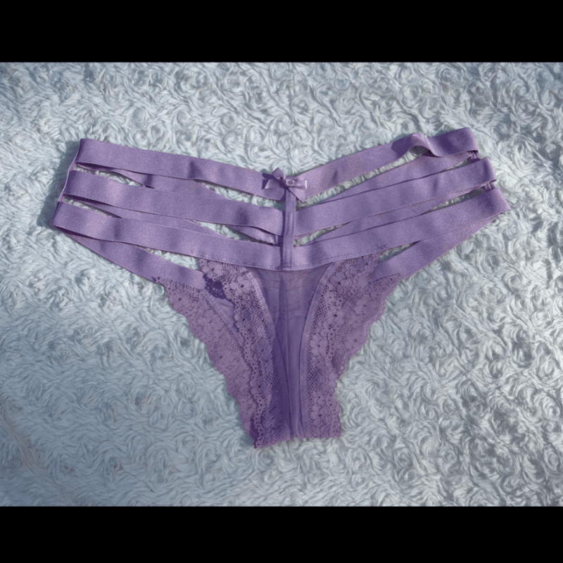 Lilac Strappy Lacy Undies