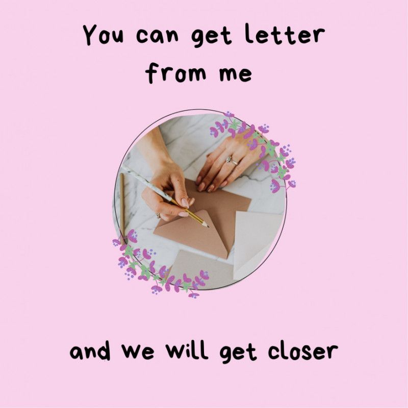 Letter from me