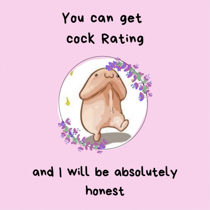 Cock rating with text