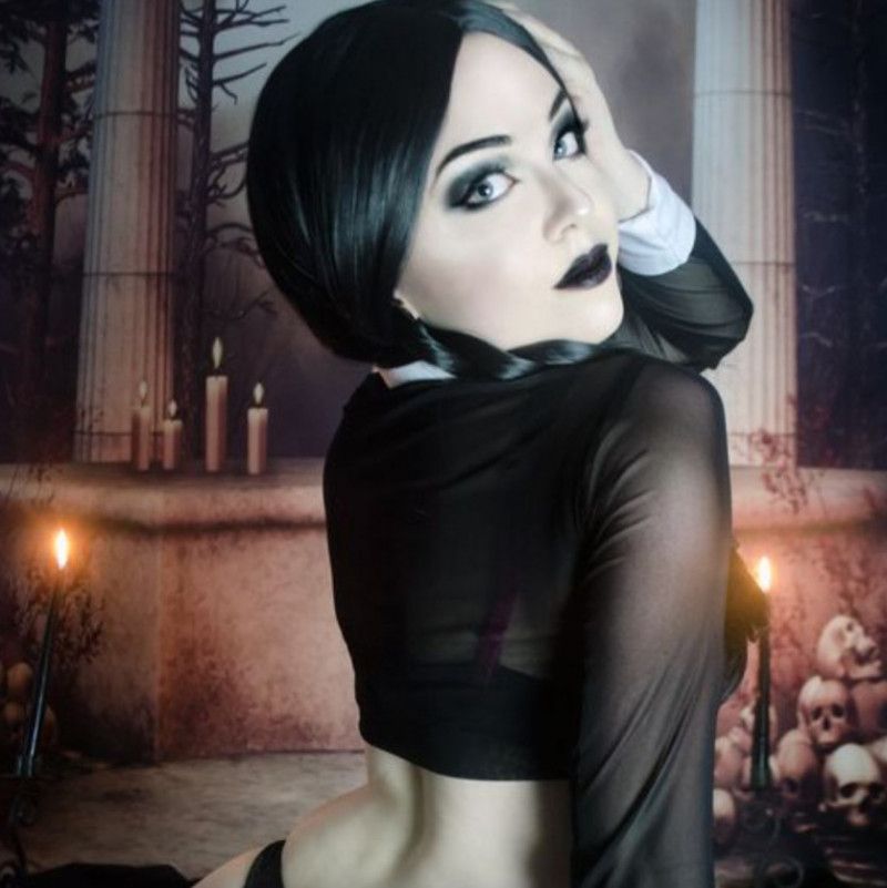 Wednesday Addams custom cosplay