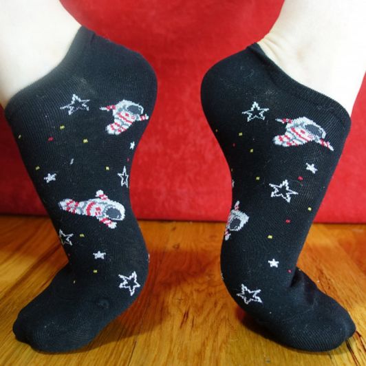 Astronaut Black Socks!