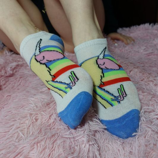 Lady Rainicorn Adventure Time Ankle Sock