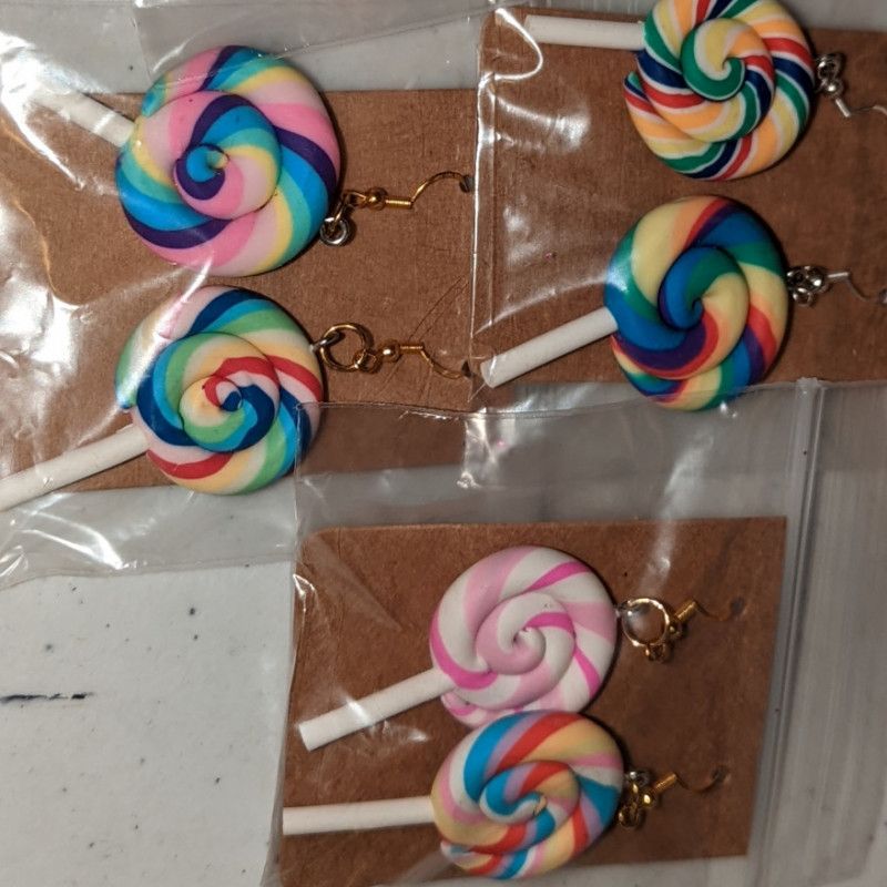 lollipop earrings