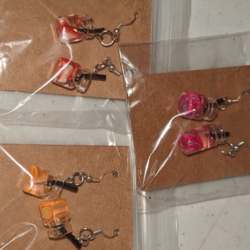 fruit dr!nk earrings