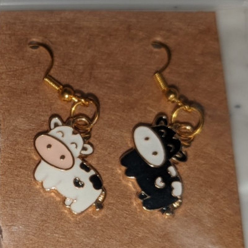 cow earrings