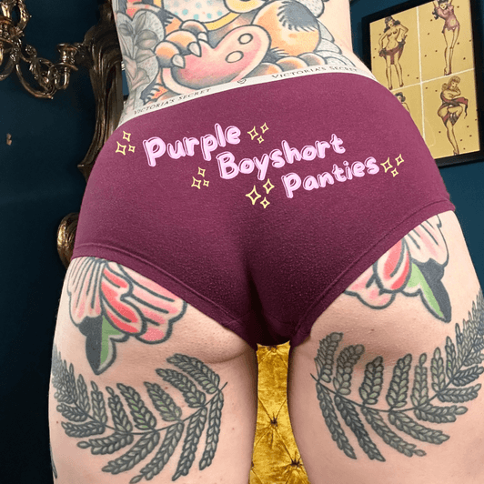 Purple Boyshort Undies