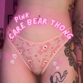 Pink Care Bear Thong