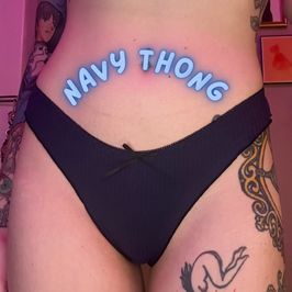 Navy Thong