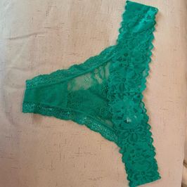 Piss Whore Green Thong