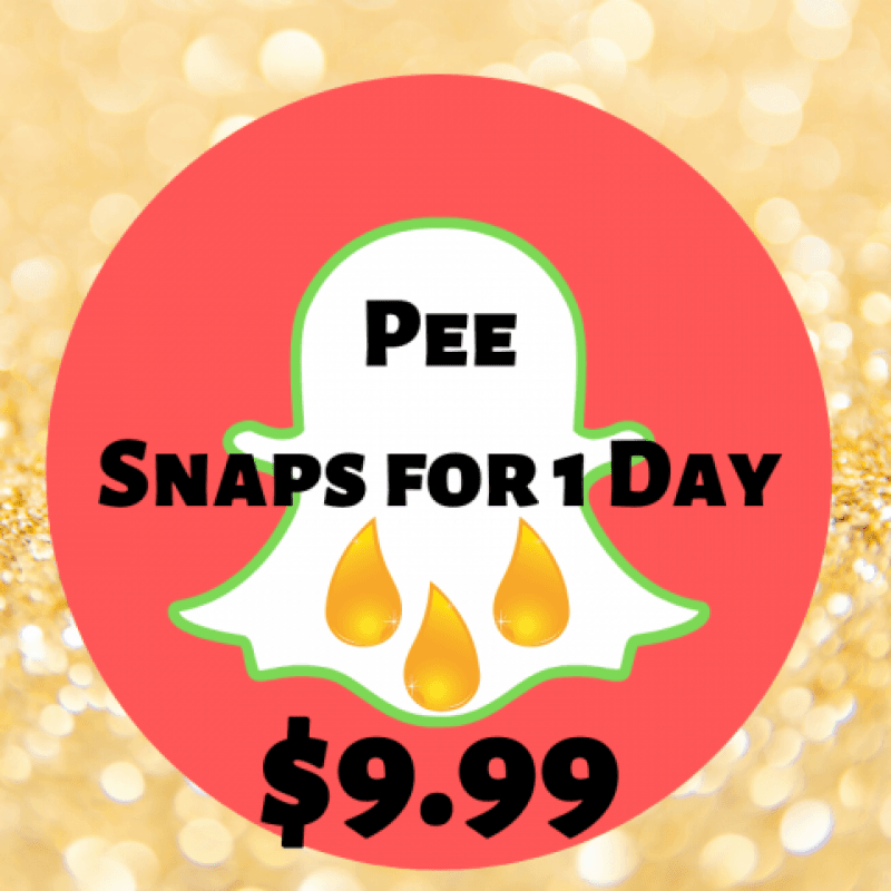 Snapchat Pee Snaps for 1 Day