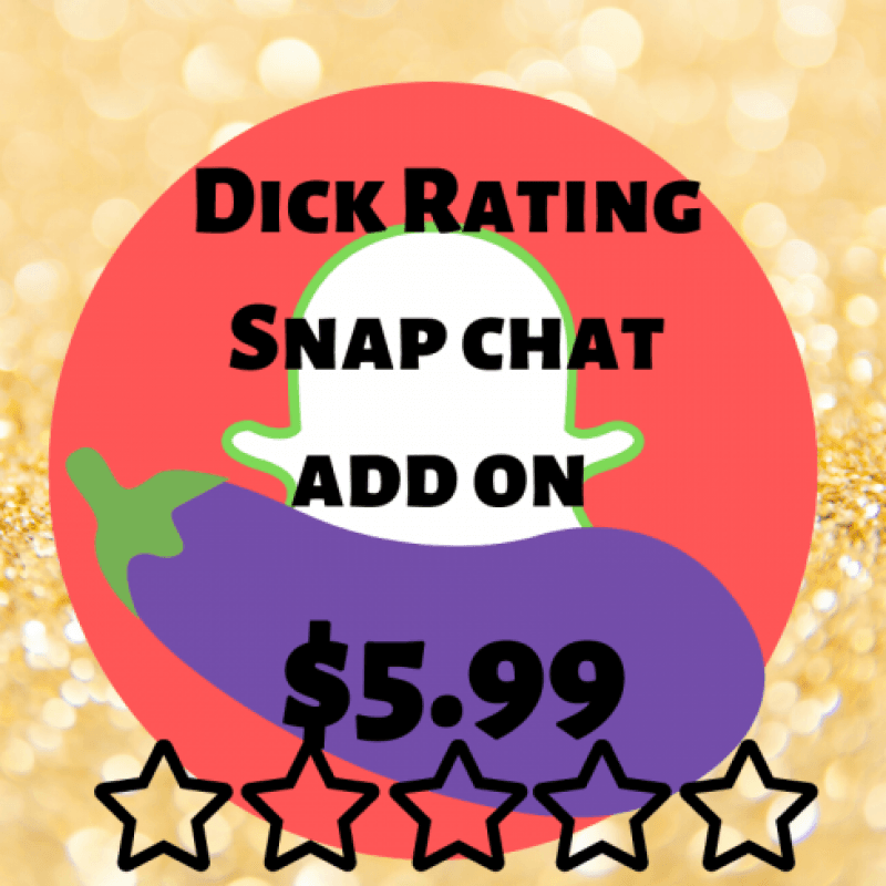 Snapchat Add on : Dick Rating