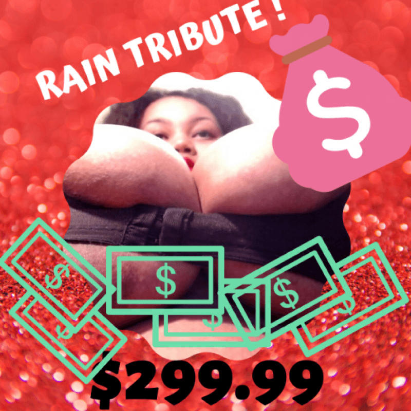 Rain Tribute on a REAL Goddess