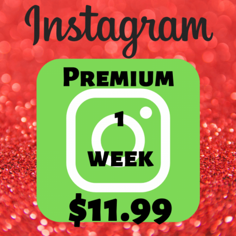 1 week full access to Instagram Premium