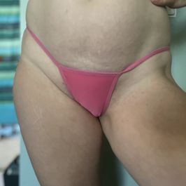 Pink Thong cute but too tight