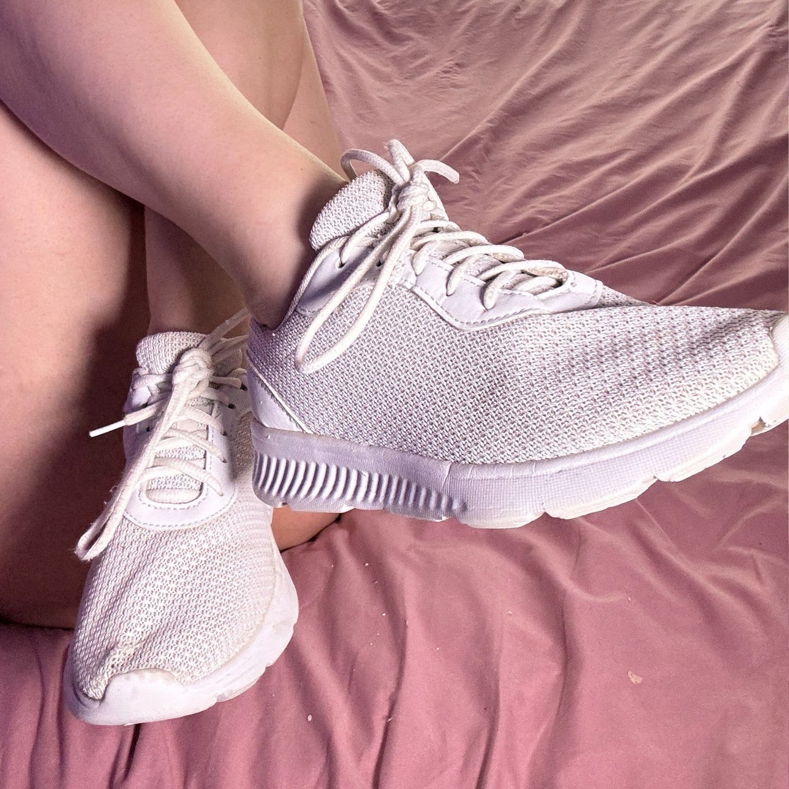 White Running Shoes