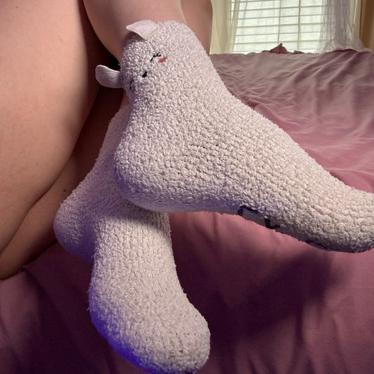 Bunny Fuzzy Socks
