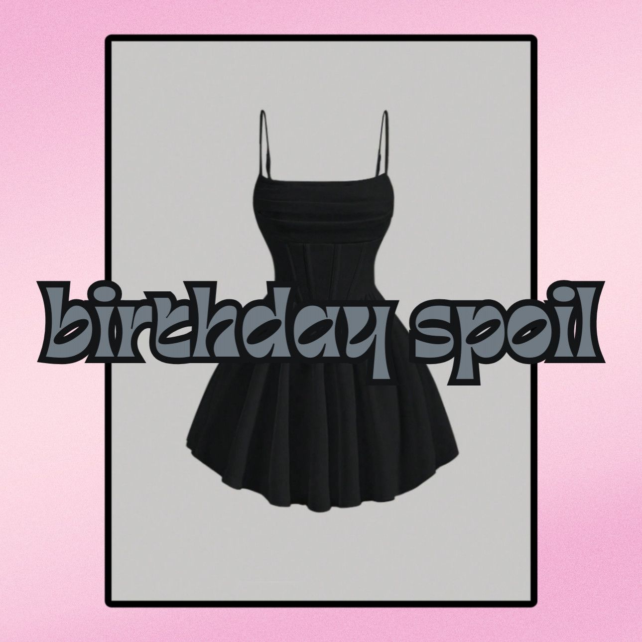 Get me: Black Mini Dress