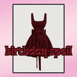 Get me: Burgundy Bow Dress