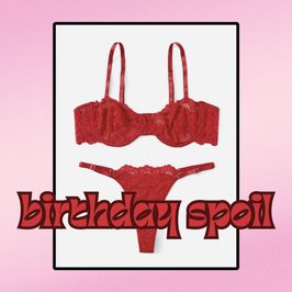 Get me: Red Lingerie Set