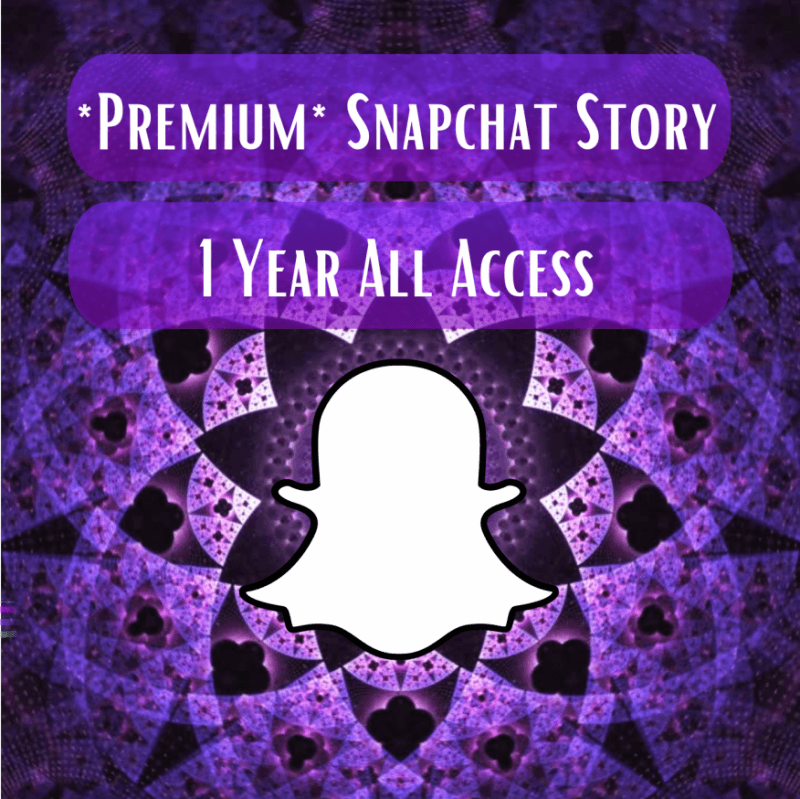 PREMIUM Snap Story 1 YEAR