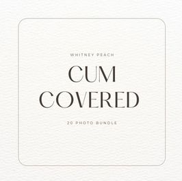 Cum covered photo pack