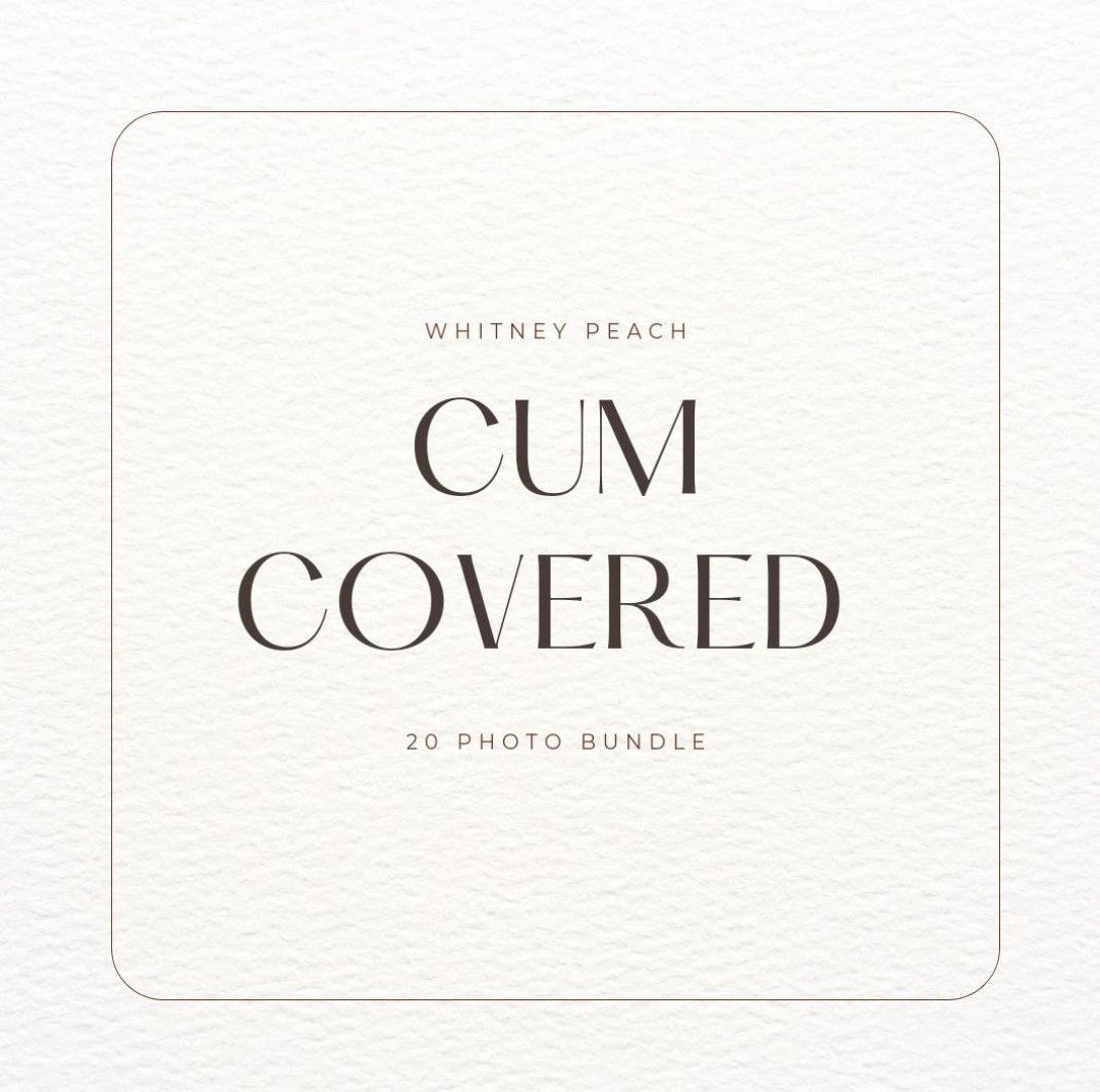 Cum covered photo pack