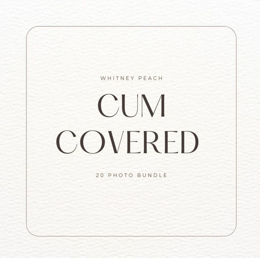 Cum covered photo pack