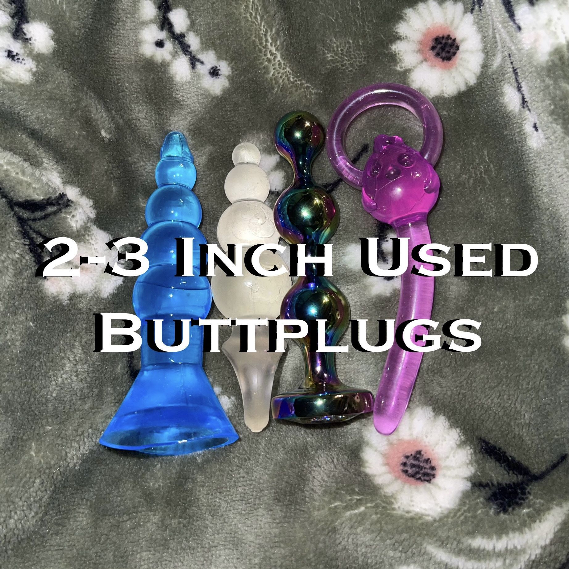 Used 3 Inch Buttplugs