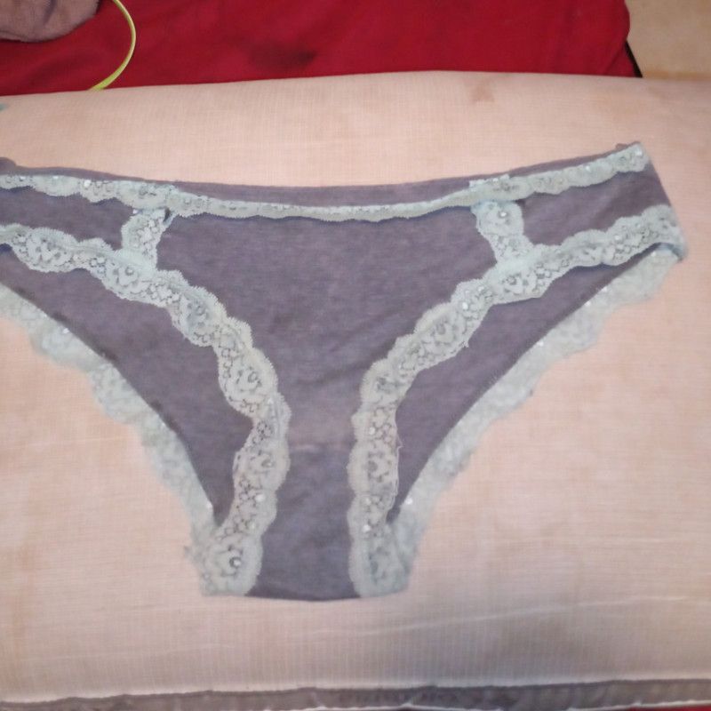 Used Dark Grey panties