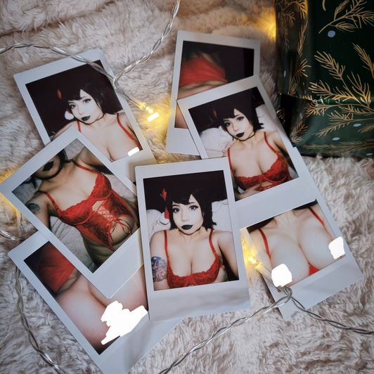 Mavis Christmas cosplay sexy polaroid selfies