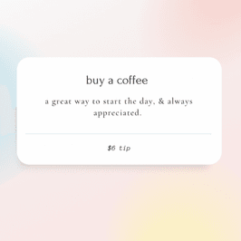 Buy a coffee