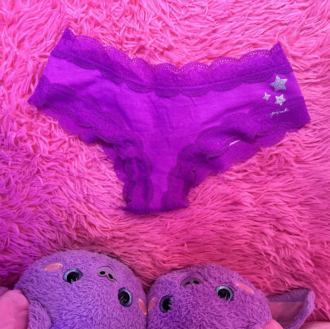 Purple Glitter Victorias Secret Cheeckys