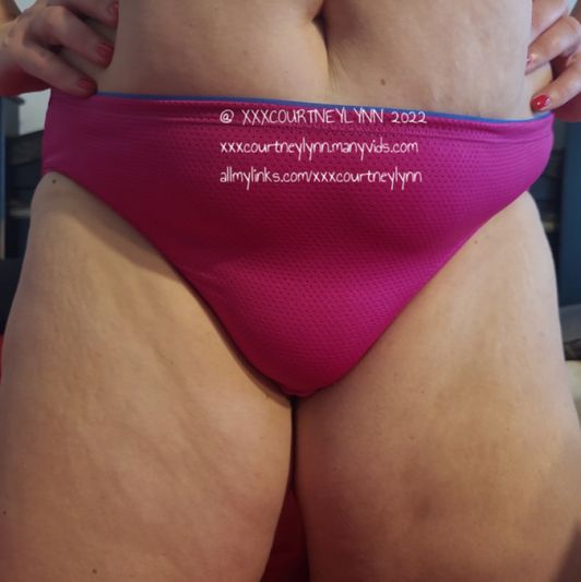 Courtneys Dark Pink Fullback Panties