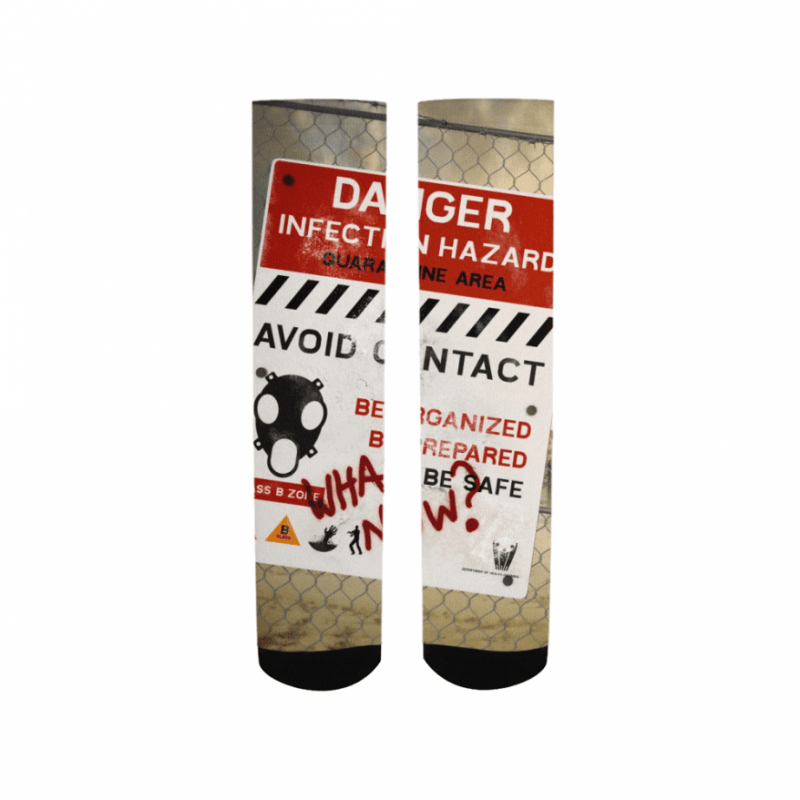 Post Apocalyptic World Mens Socks