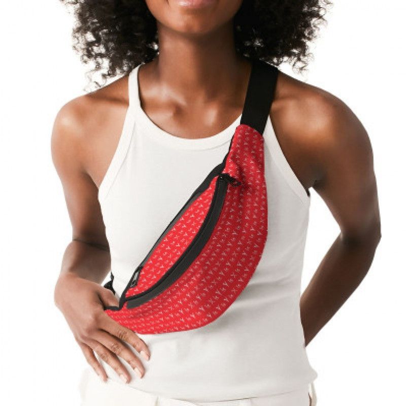 X is Y is Red Crossbody Sling Bag