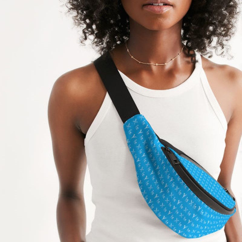 X is Y is Blue Crossbody Sling Bag