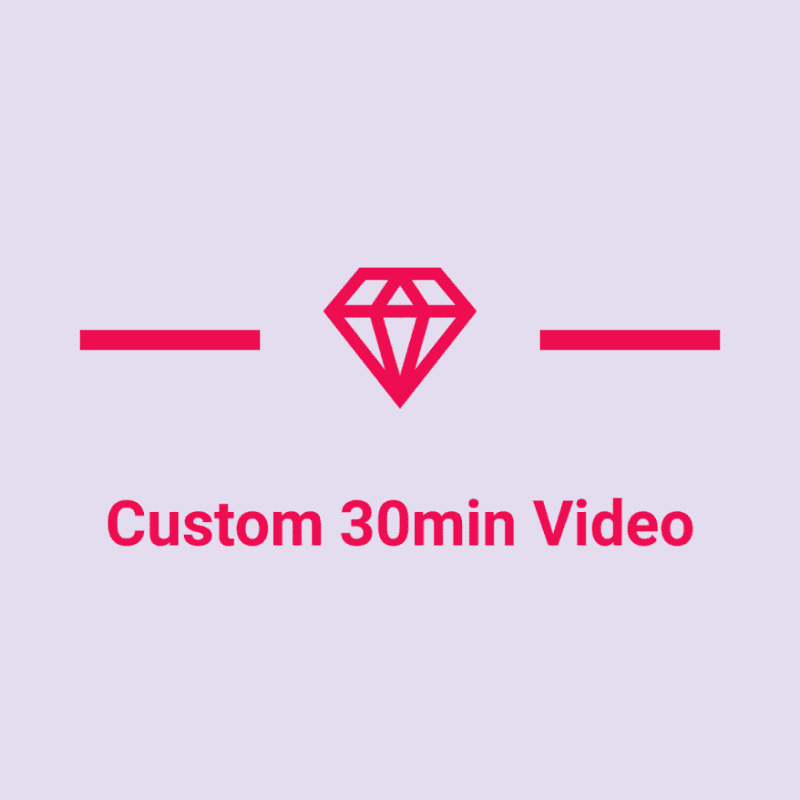 Custom 30min Solo Video