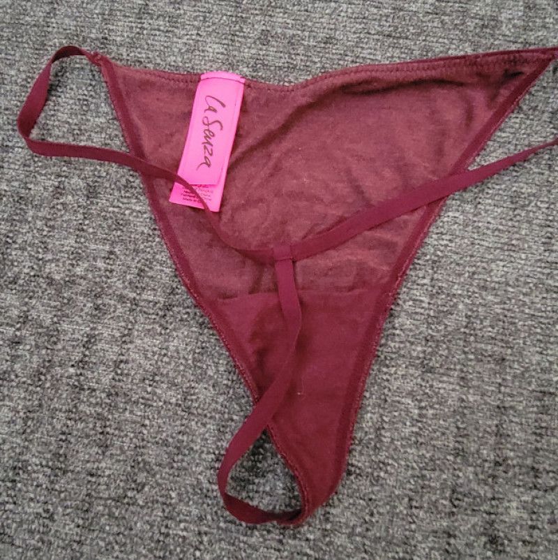 Maroon G String Thong