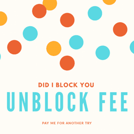 Unblock fee