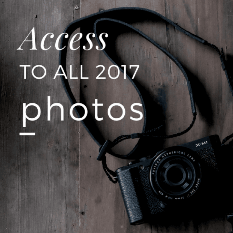 Access to all 2017 photos