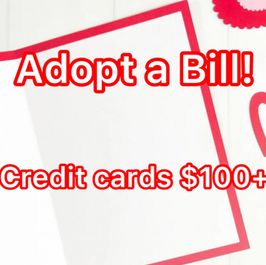 Adopt a bill Credit Cards