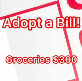 Adopt a bill Groceries