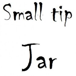 Small tip Jar