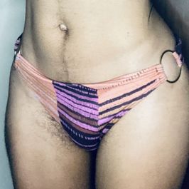 Vintage Cum in Bikini Bottoms