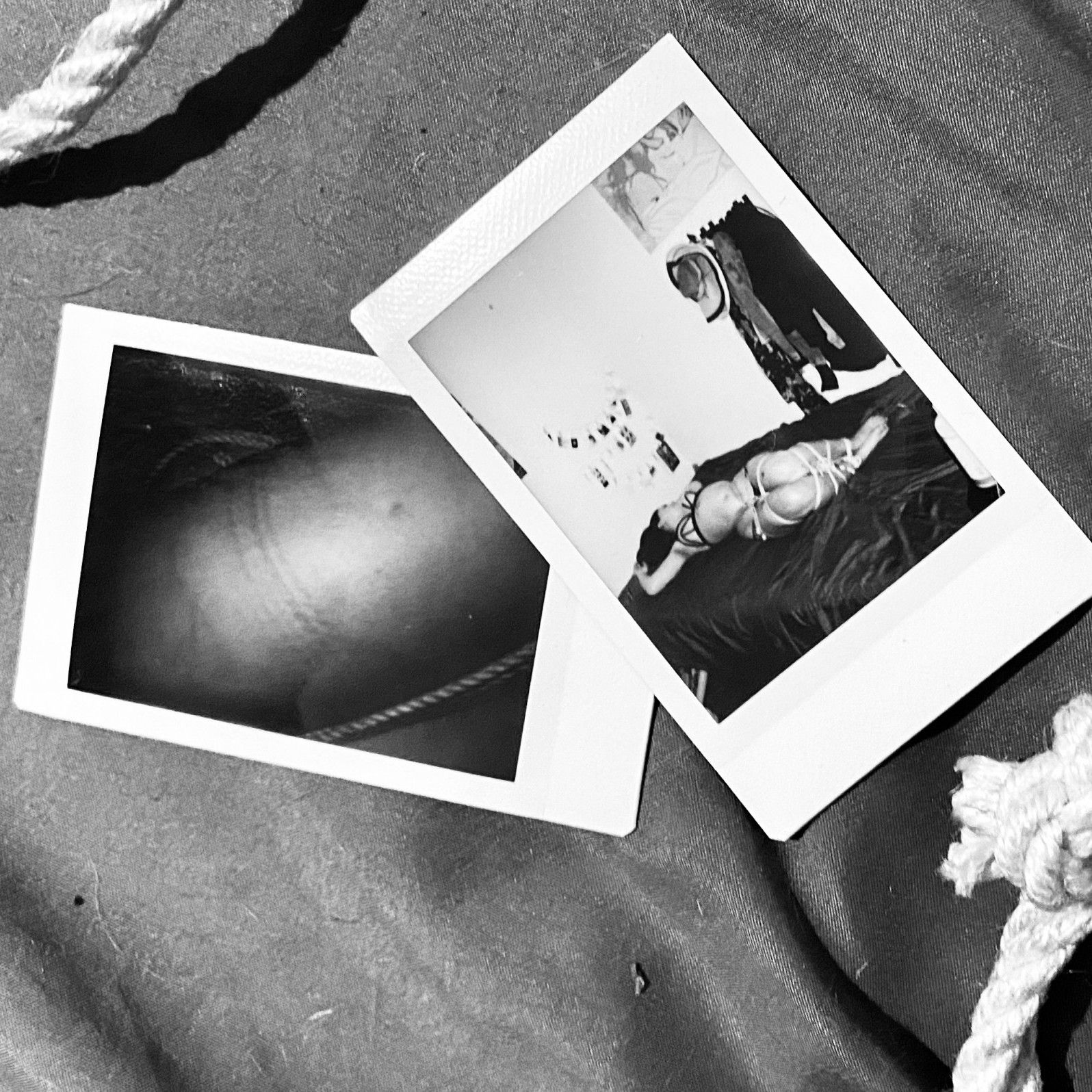 2 custom Polaroid photos