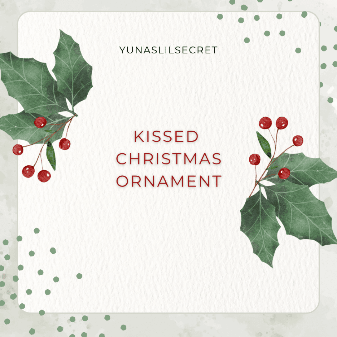 Kissed Christmas Ornament