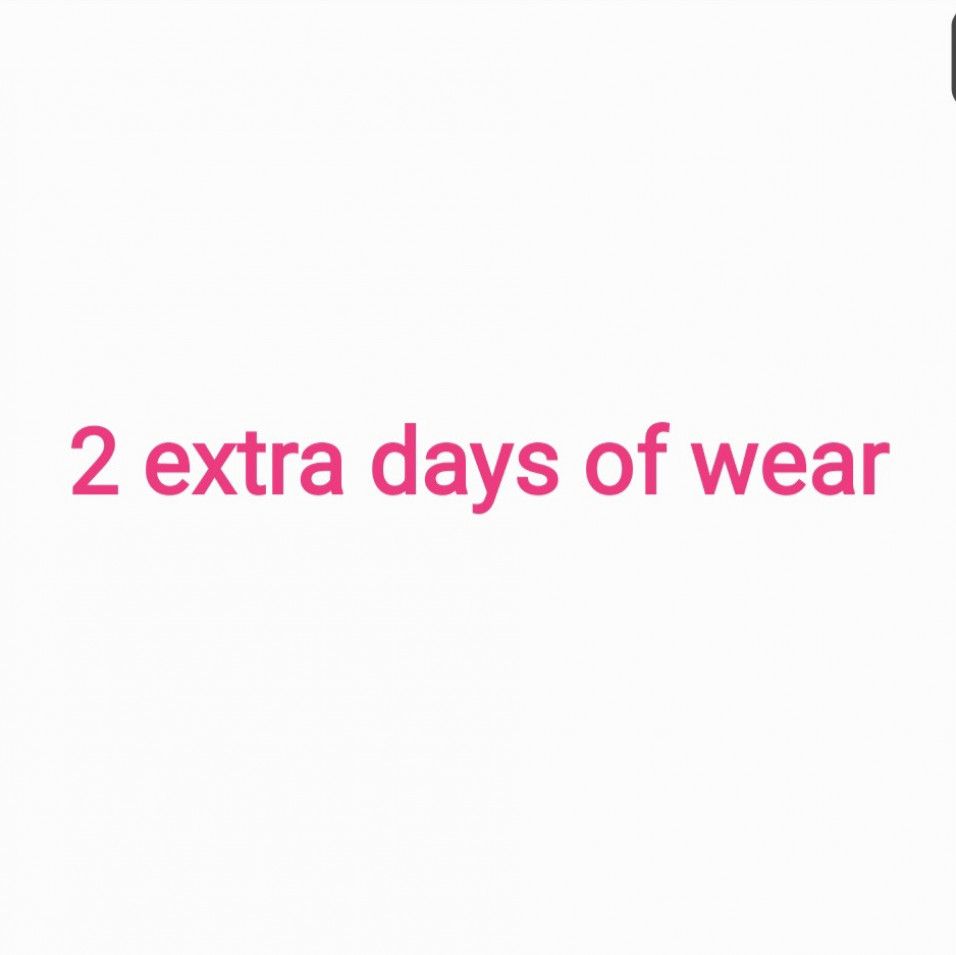 Underwear: 2 days of wear