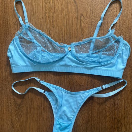 Used Bra and Pantie Set