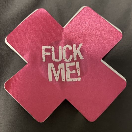 Worn Fuck Me Pink Pastie